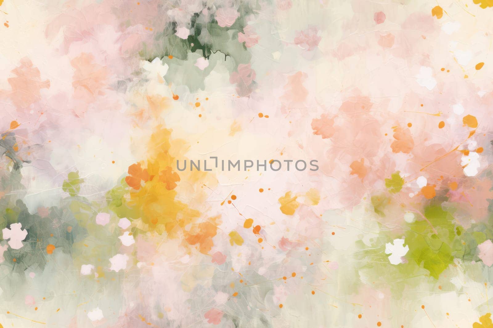 Watercolor Abstract: Bright and Colorful Ink Splash on White Background with Pastel Grunge Texture - Vintage Artistic Element by Vichizh