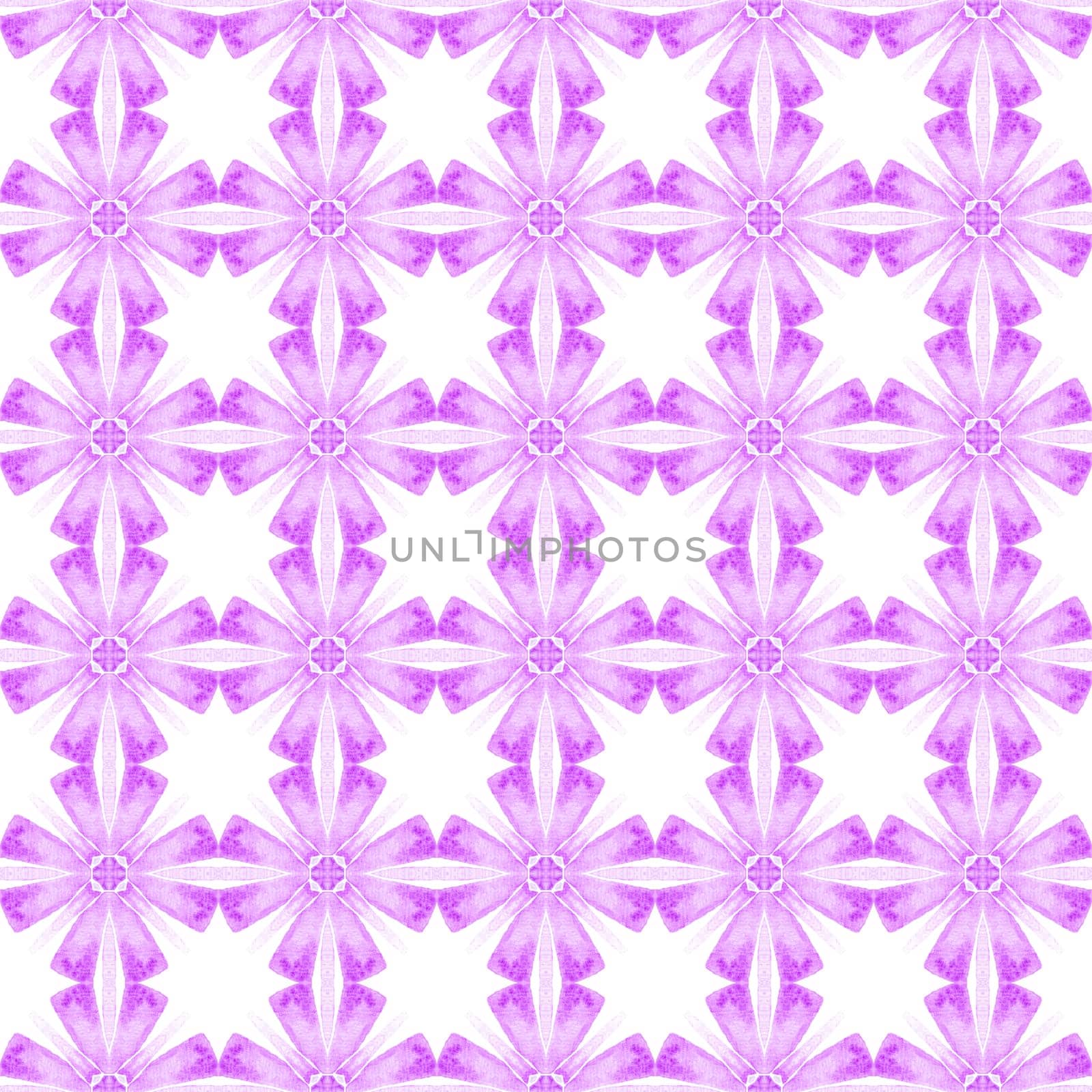 Trendy organic green border. Purple outstanding boho chic summer design. Textile ready magnetic print, swimwear fabric, wallpaper, wrapping. Organic tile.