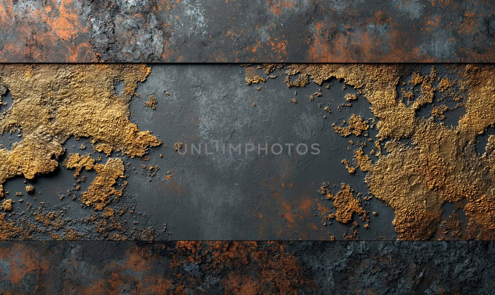 Abstract background, rusty iron realistic background texture. by Fischeron