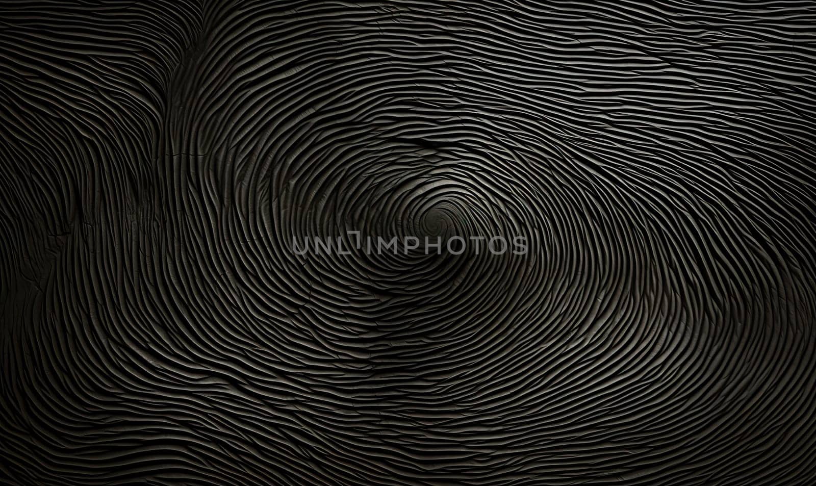 Texture background of fingerprints in dark color. Selective soft focus.