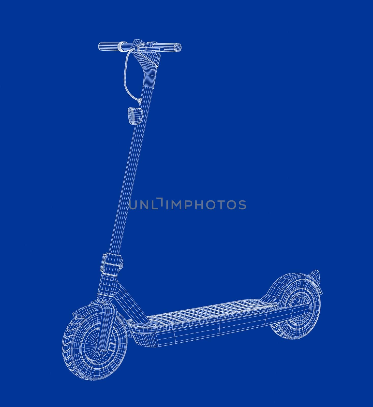 3D model of electric scooter by magraphics