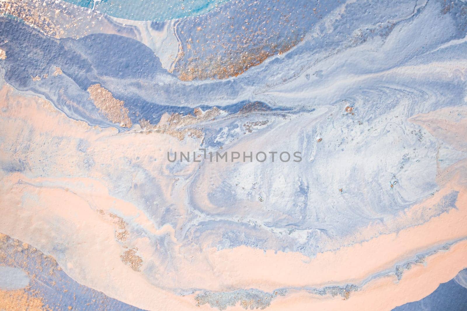Closeup of the painting. Colorful abstract painting background. Highly-textured oil paint. High quality details. Modern abstract painting, modern contemporary art.
