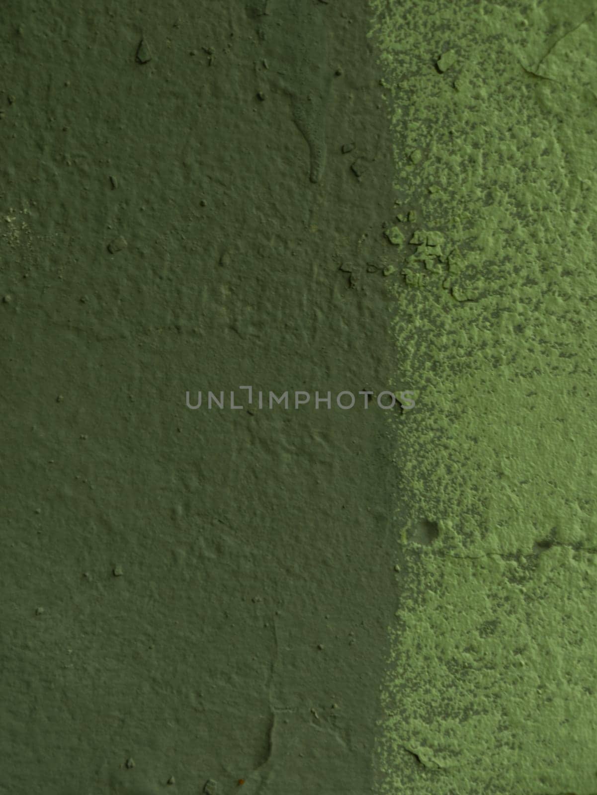 Wall Painted Two Tone. Texture background of two tones: green and light green with a minimal concept.