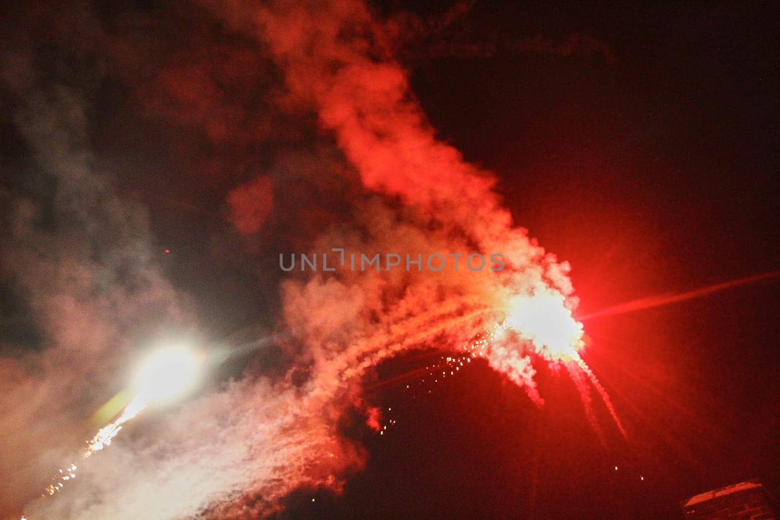 Explosive Fireworks Display at 2015 ACD Festival in Auburn, Indiana