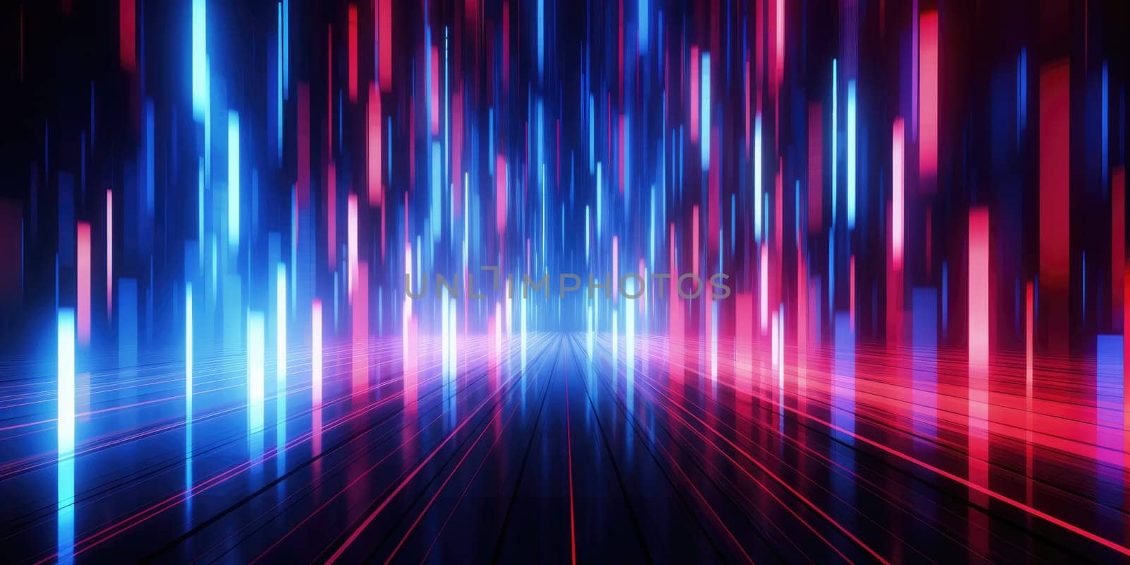 abstract light technology background glows in dark of comeliness by biancoblue