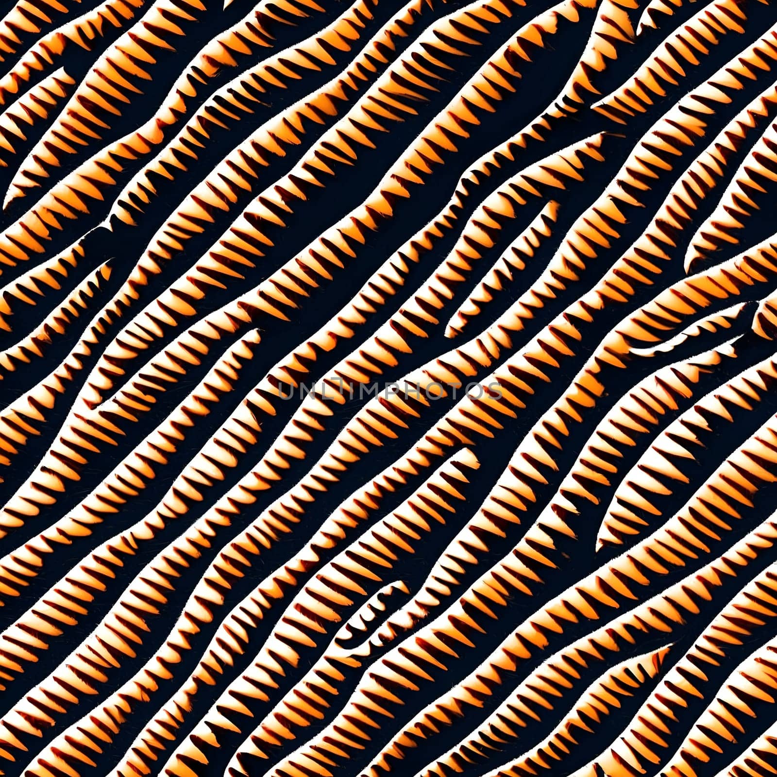 Close-Up of Seamless Pattern on a Wall. Generative AI. by artofphoto