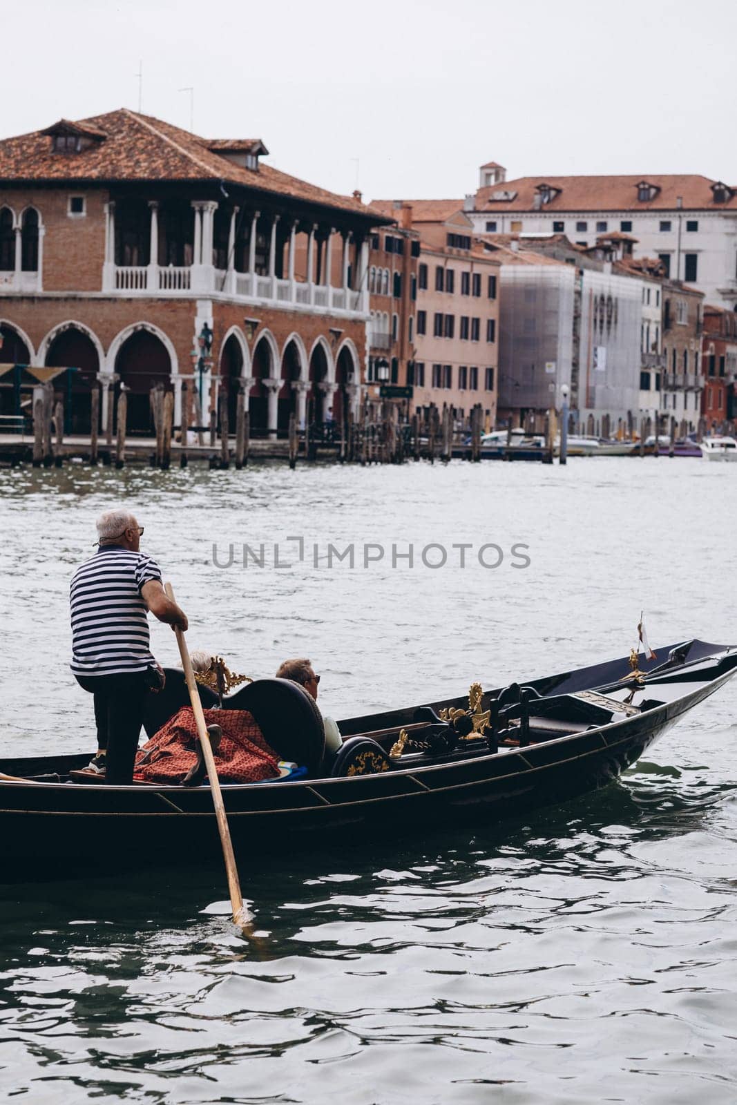 gondola Venice sea ship industry travel carriage. High quality photo