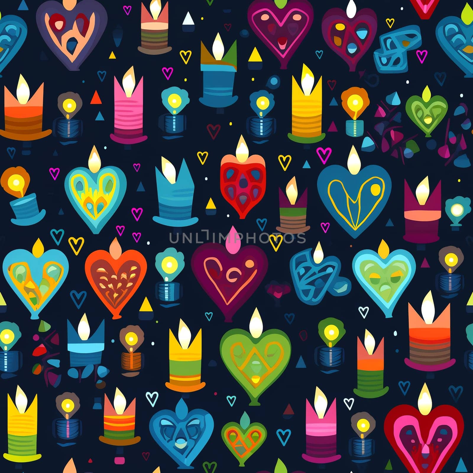 Seamless pattern for Valentine's Day. by AndreyKENO