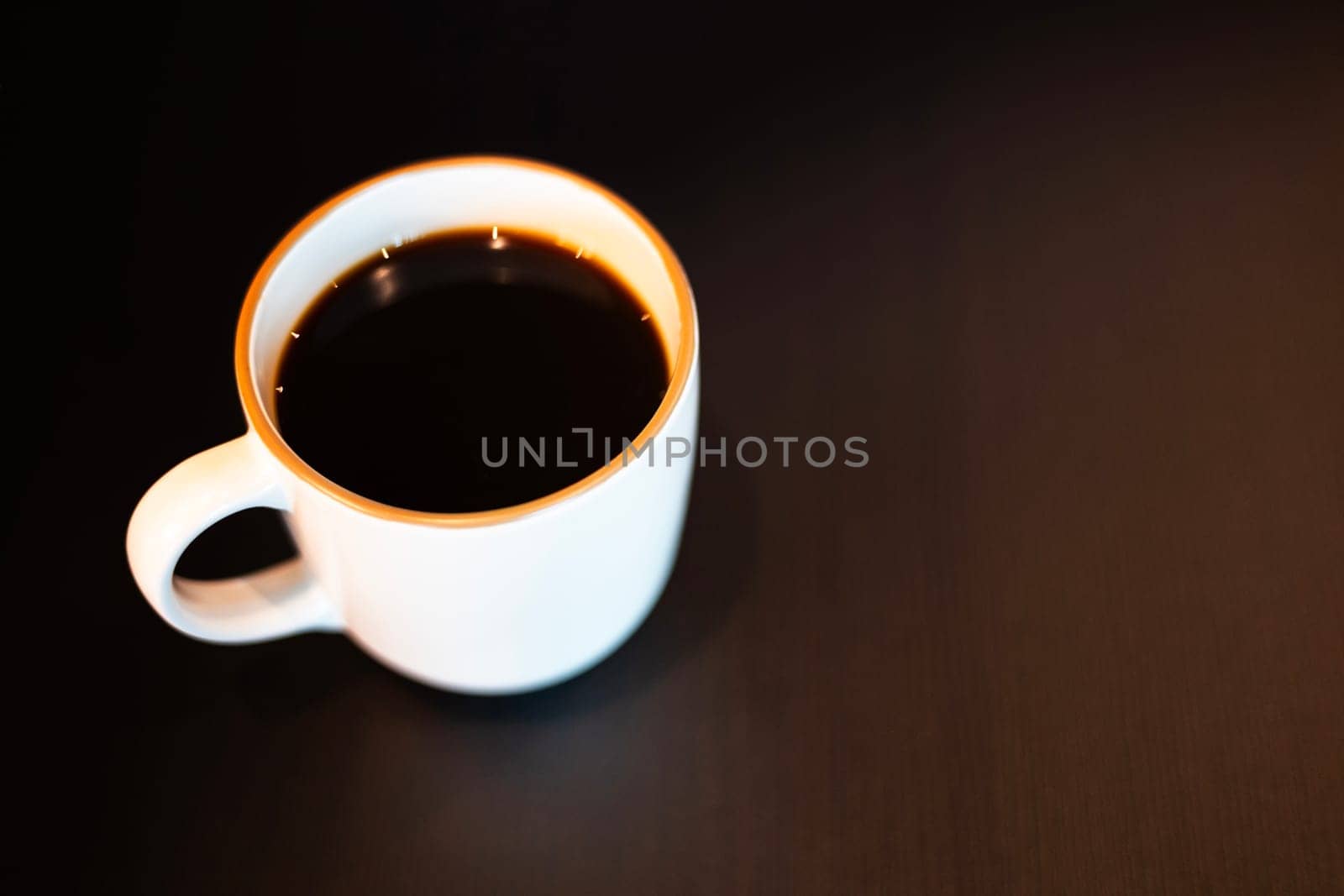 Coffee Mug On Wooden Table by urzine