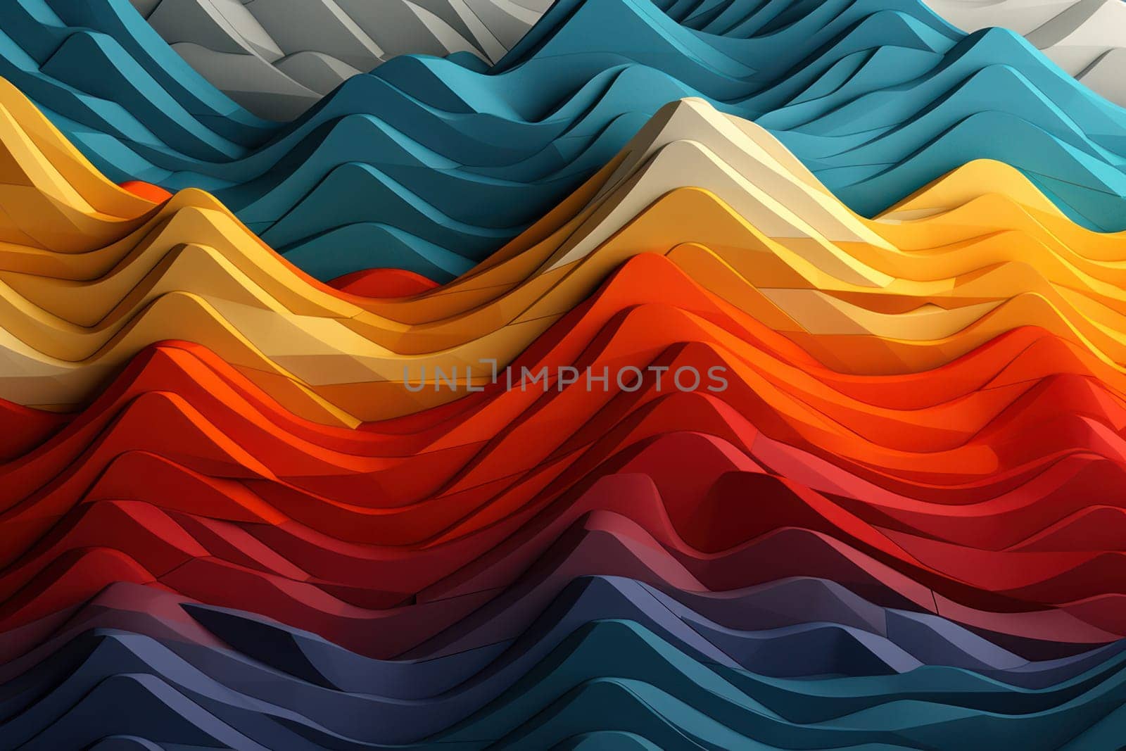 Abstract Wave Design: A Geometric Pattern Graphic Wallpaper