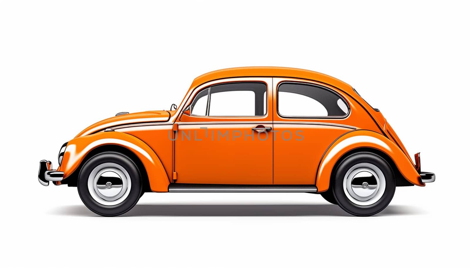 A car on a white background. High quality illustration
