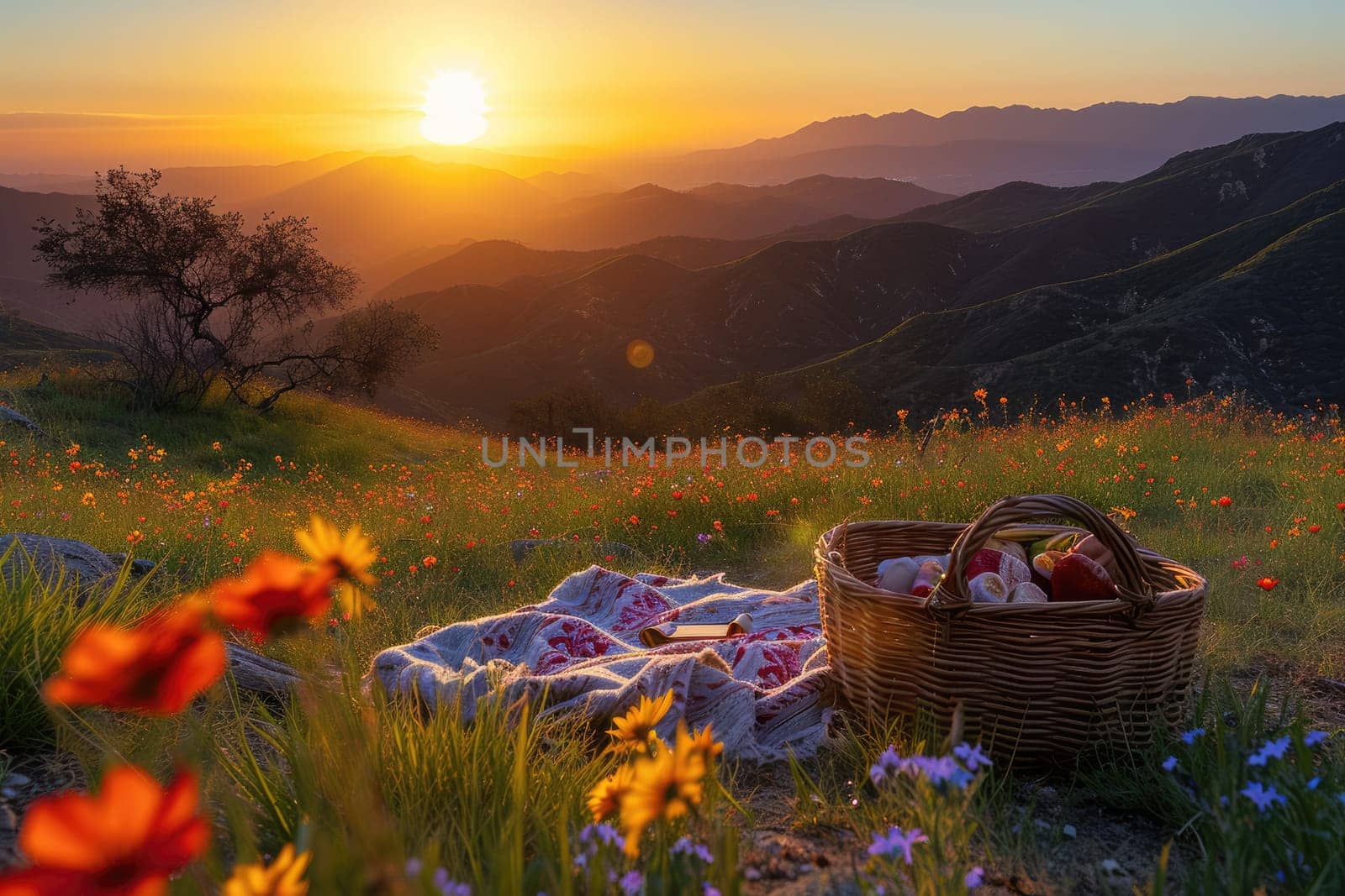 romantic sunrise mountain hiking pragma by biancoblue