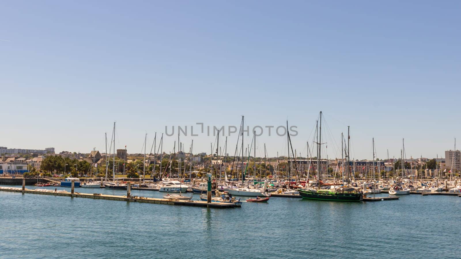 Cherbourg Harbor in Normandy, France by vladispas