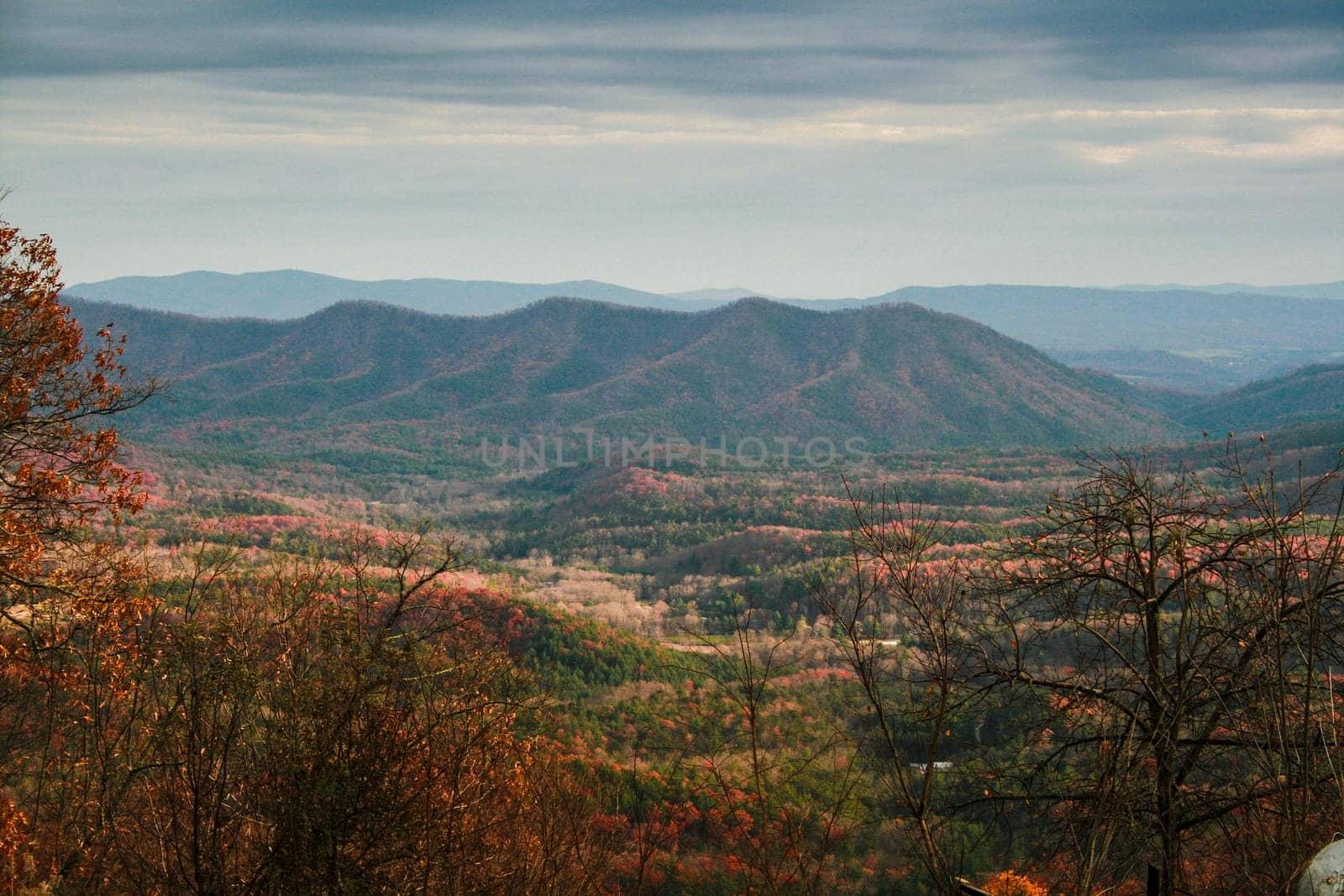 View of Walker Mountain in Autumn, Virginia