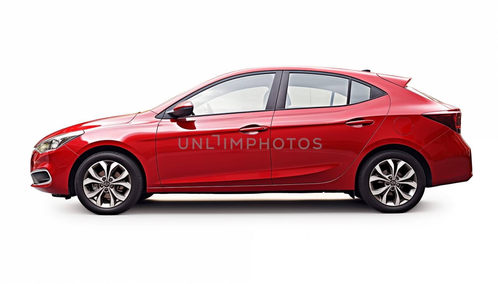A car on a white background. High quality illustration