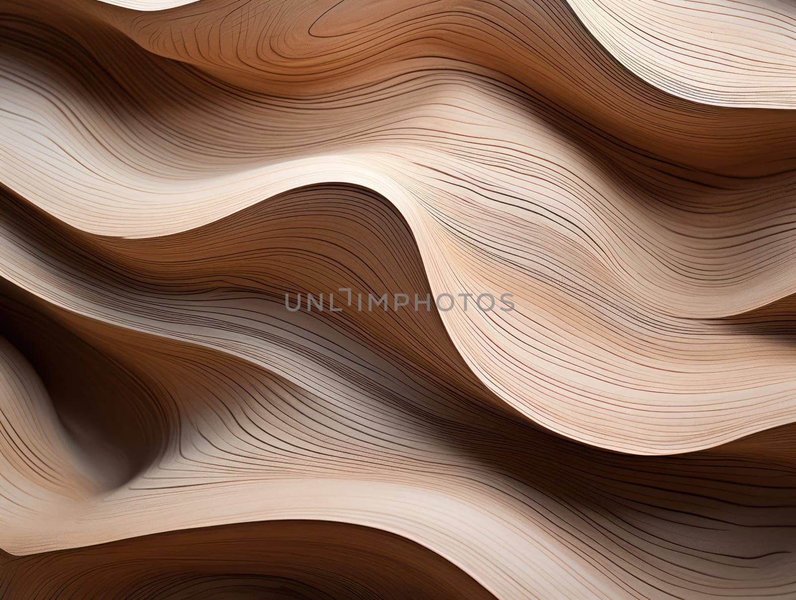 Flowing Waves: Abstract Design on Textured Background