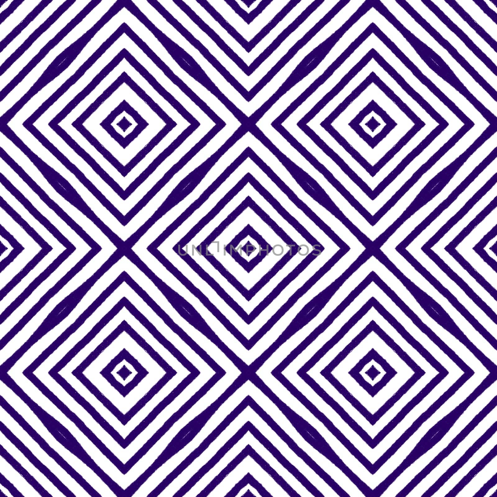 Ikat repeating swimwear design. Purple by beginagain