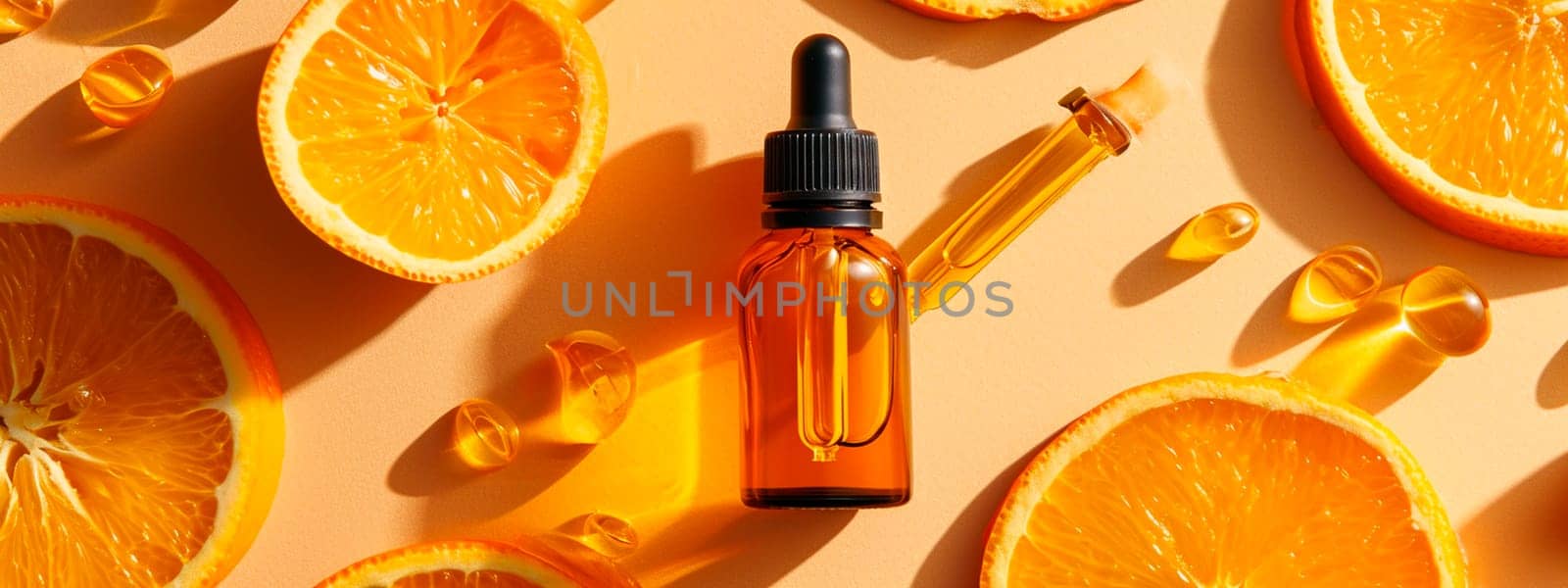 cosmetics with vitamin c. Selective focus. by yanadjana