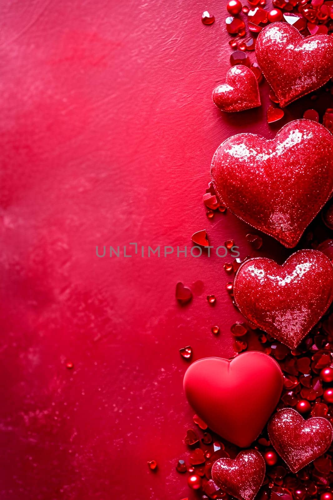 Heart card for Valentine's Day. Selective focus. by yanadjana