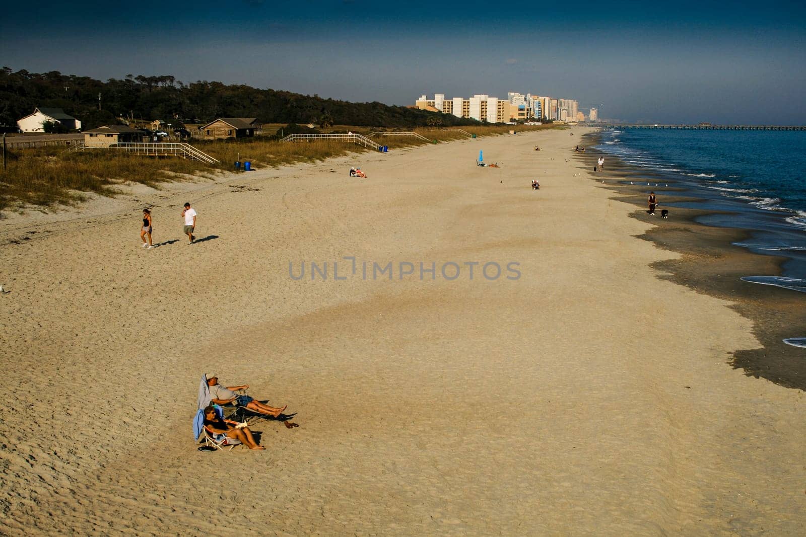 View of Myrtle Beach, South Carolina During a Sunny Day