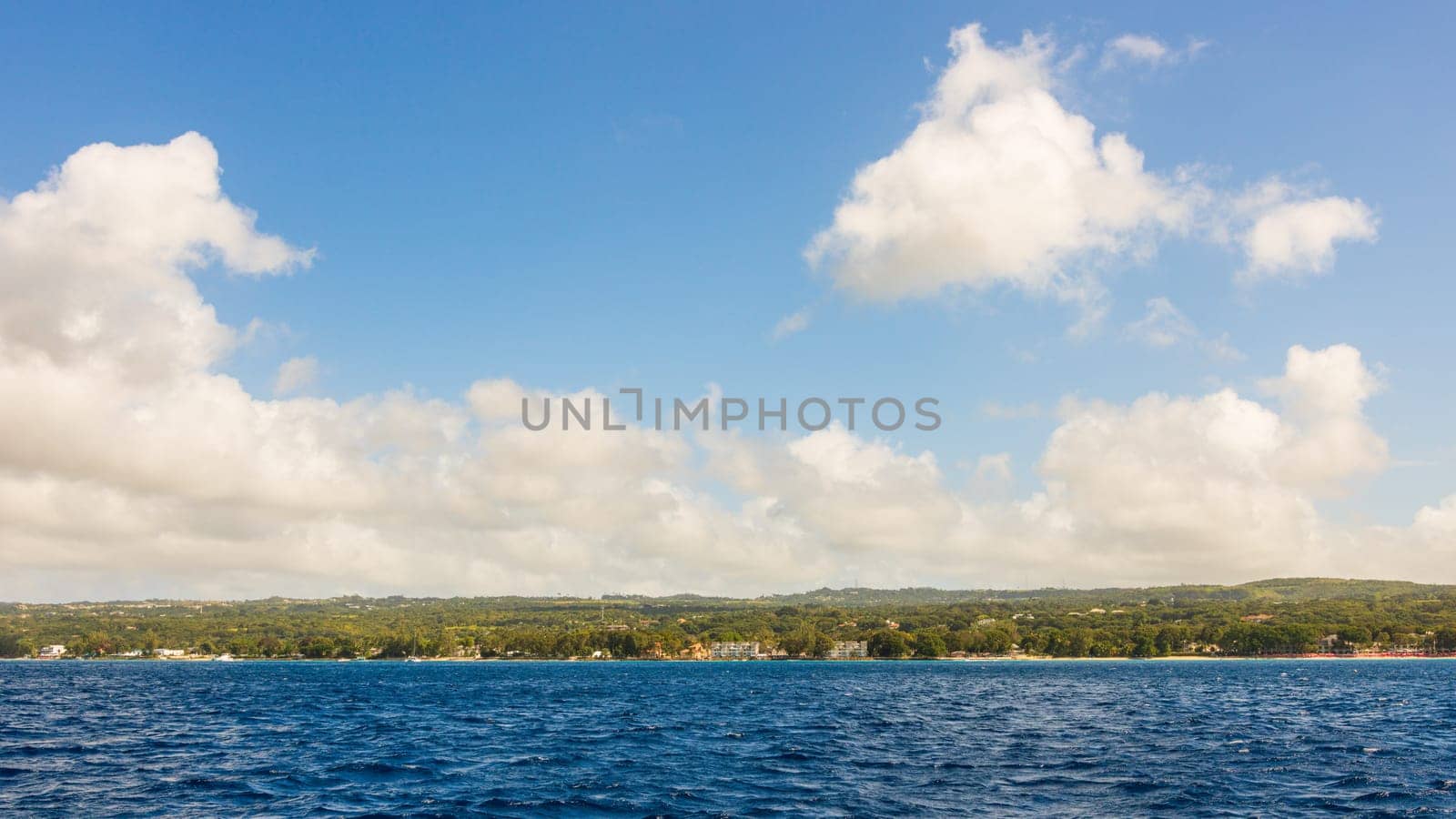 Barbados Island's Sandy Paradise Beach, Caribbean Island