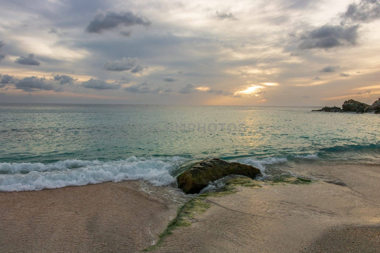 Peaceful beach in Saint Barthélemy (St. Barts, St. Barth) Caribbean