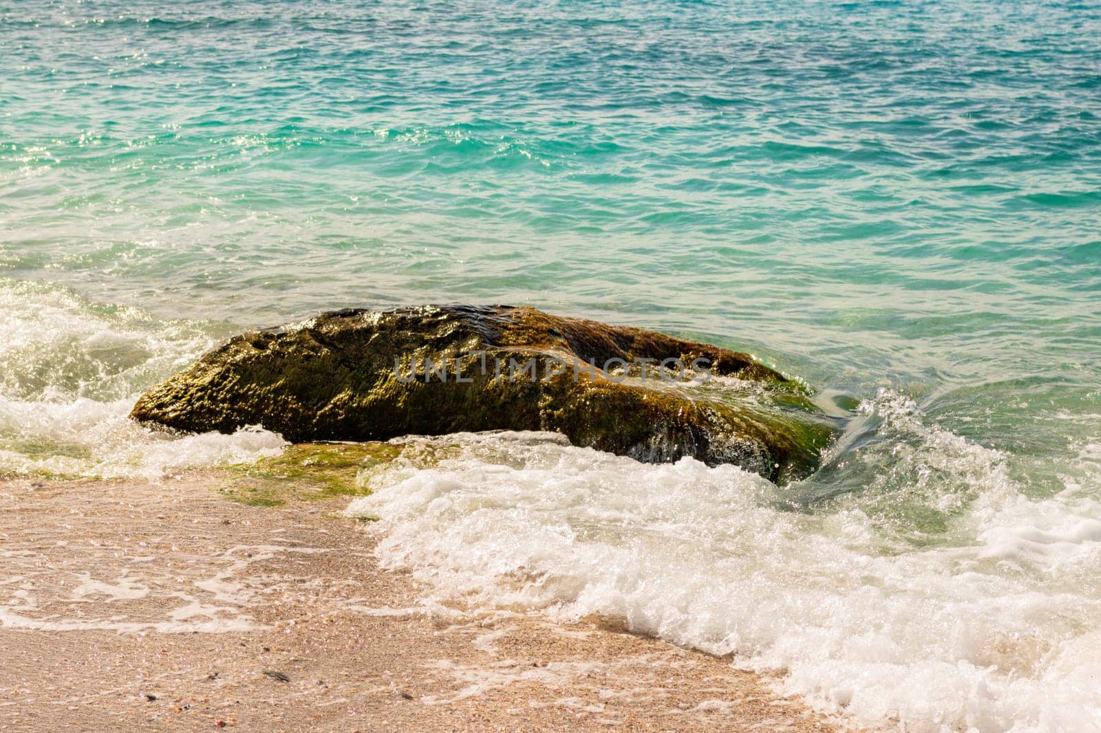 Peaceful beach in Saint Barthélemy (St. Barts, St. Barth) Caribbean by vladispas