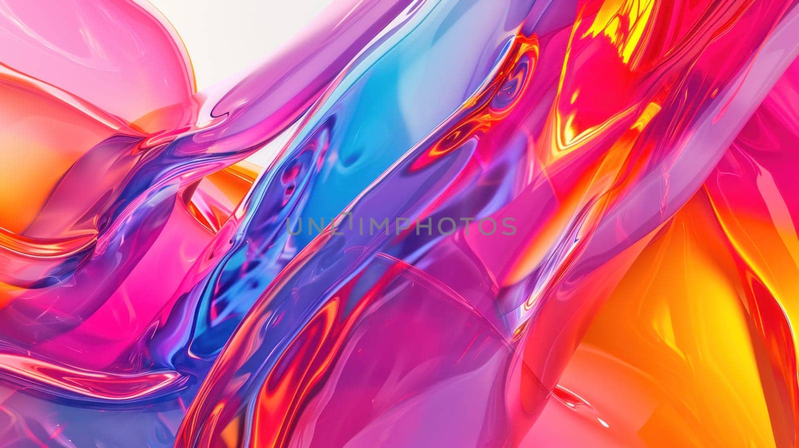 Fluid color waves. AI generated. by ChikaArt