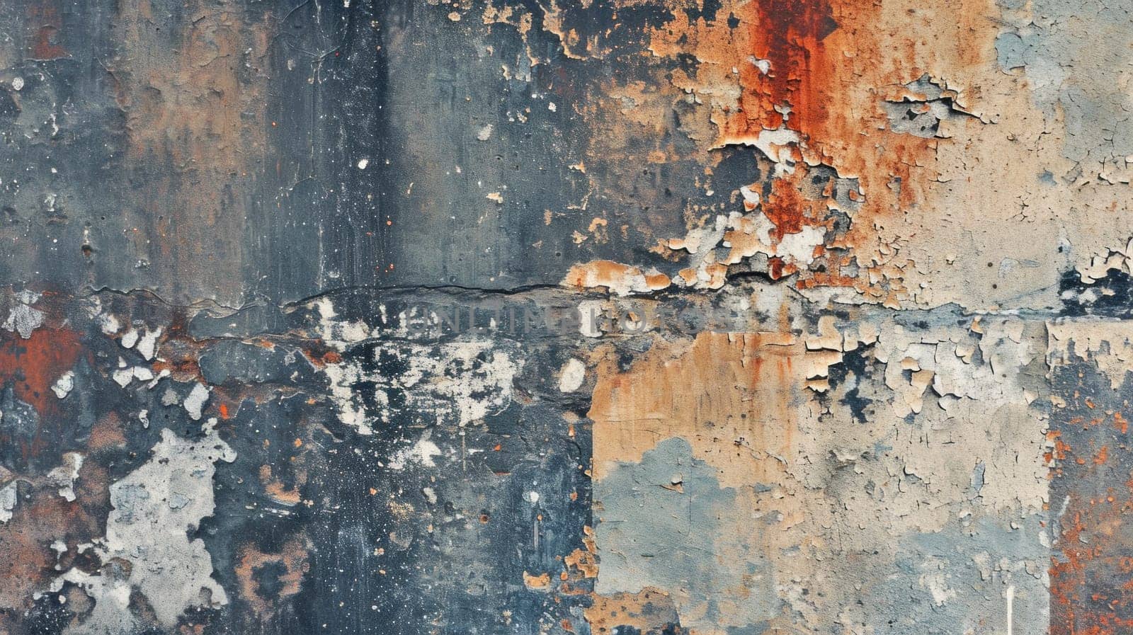 Textured grunge wall with contrast. AI generated. by ChikaArt