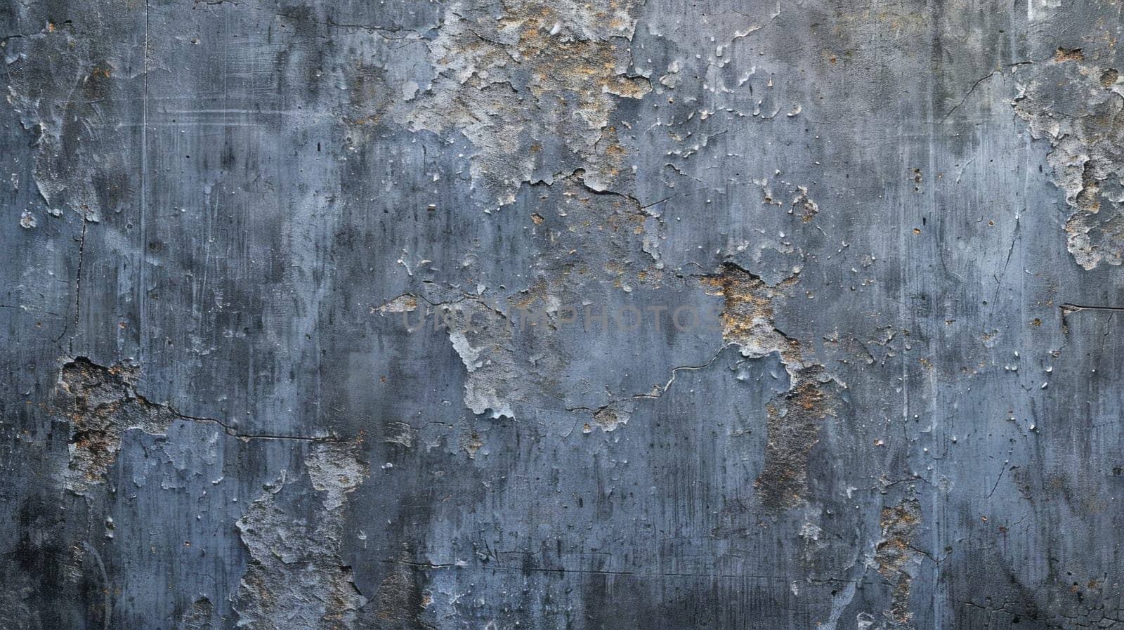 Grunge textured wall with peeling paint. Created using AI generated technology and image editing software.