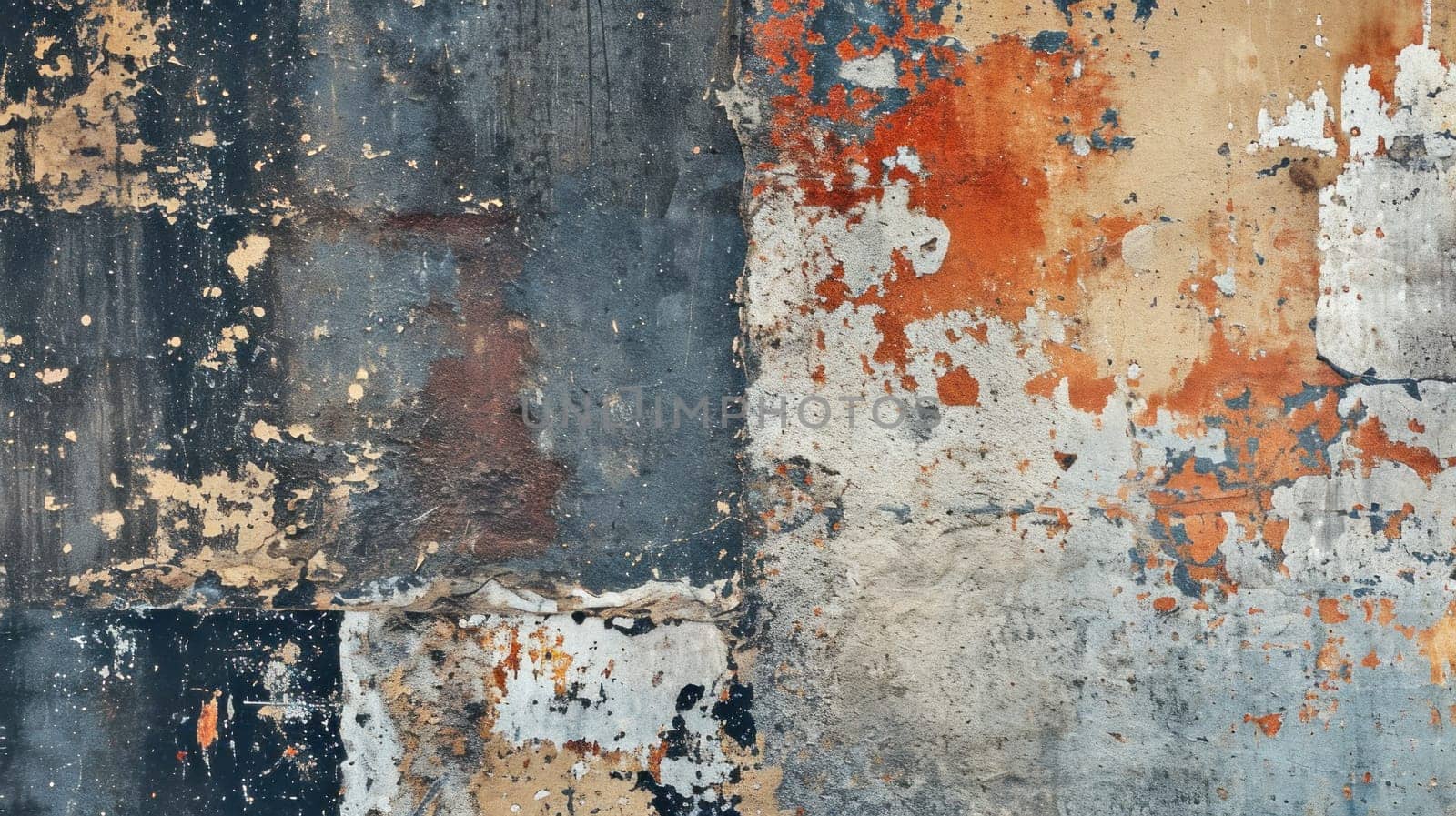 Textured grunge wall with contrast. AI generated. by ChikaArt