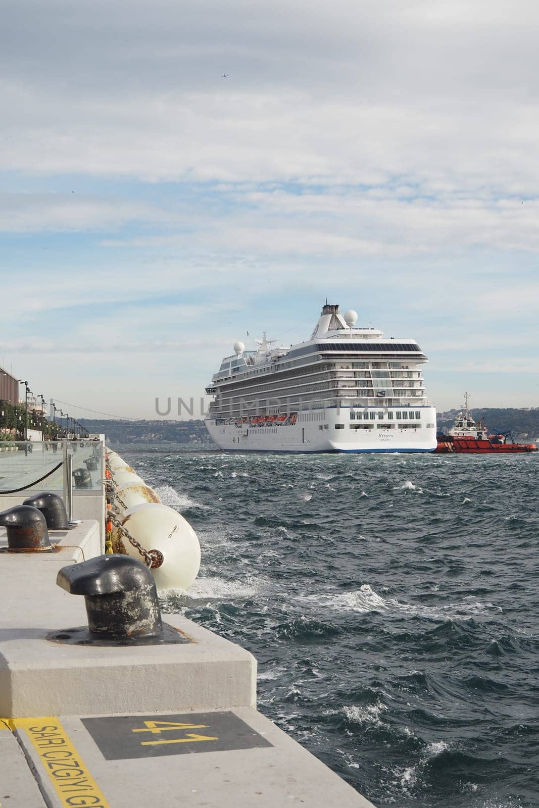 Turkey istanbul 19 june 2023. COSTA VENEZIA cruise ship in Galataport, Istanbul by towfiq007