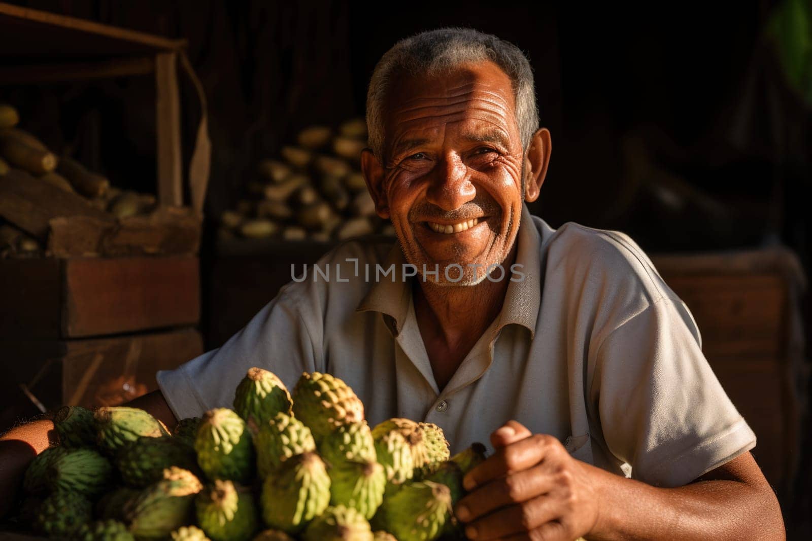 native Egyptian man from southern Upper Egypt. ai generated