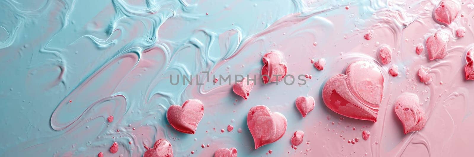pink hearts valentines day abstract background backdrop pragma by biancoblue