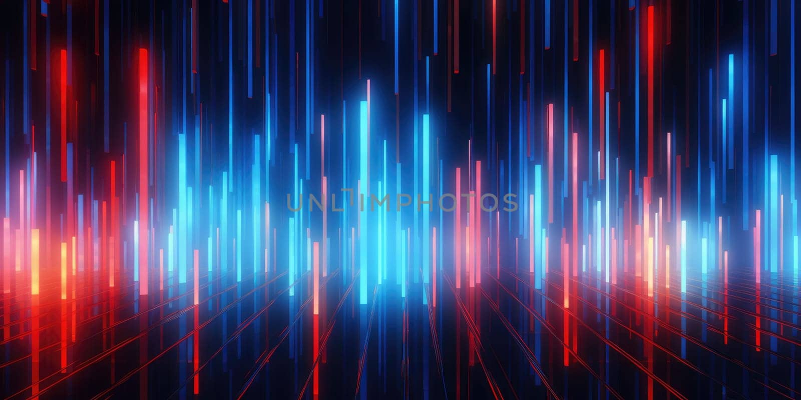 abstract light technology background glows in dark of comeliness by biancoblue