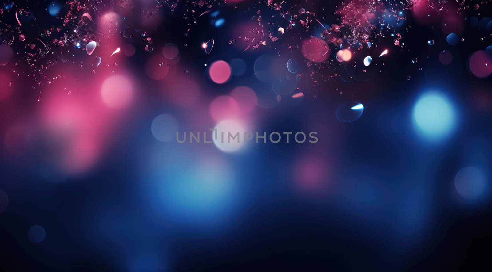 Glowing Abstract Bokeh: A Magical Celebration of Shimmering Lights. by Vichizh