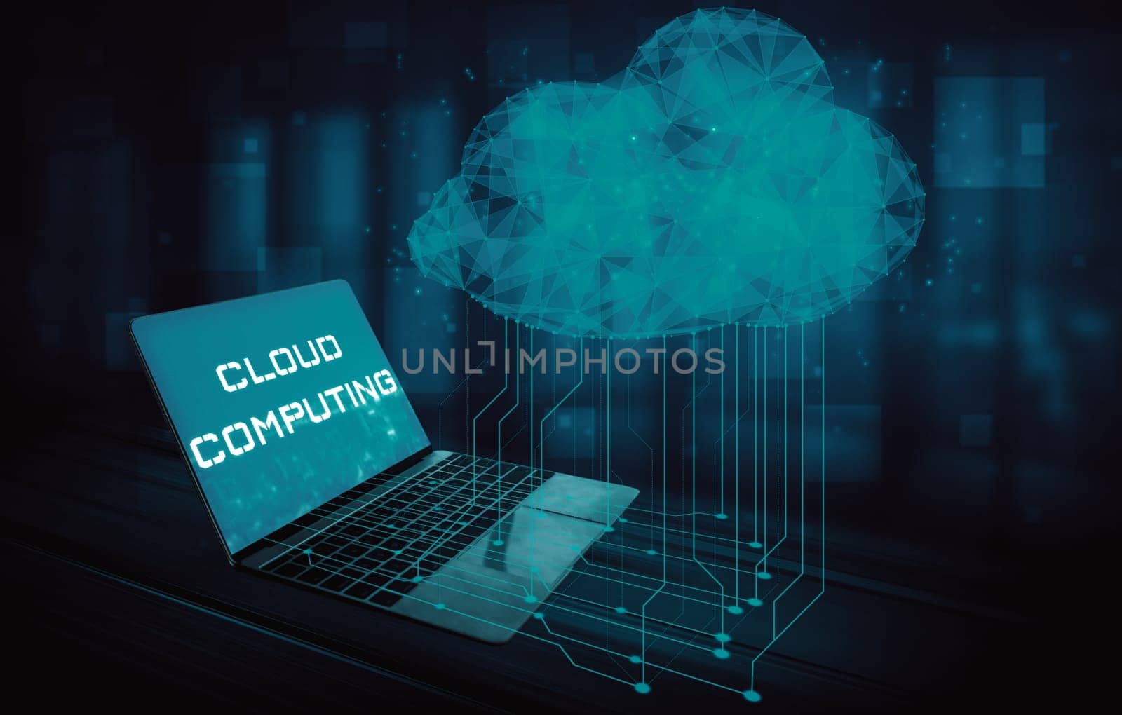 Cloud computing technology and online data storage for business network uds by biancoblue