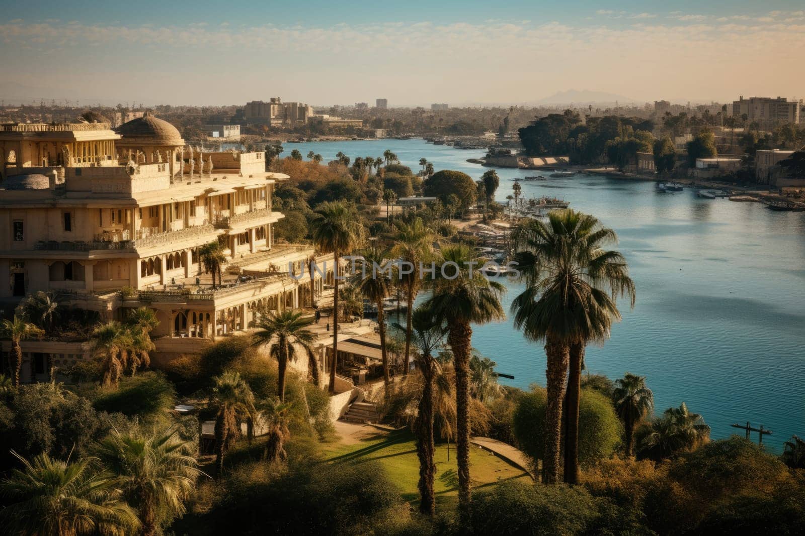 beautiful city in Egypt. ai generated by Desperada