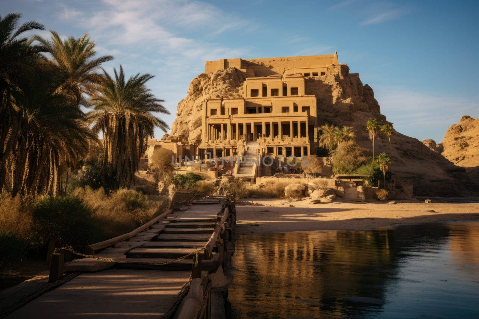 beautiful city in Egypt. ai generated by Desperada