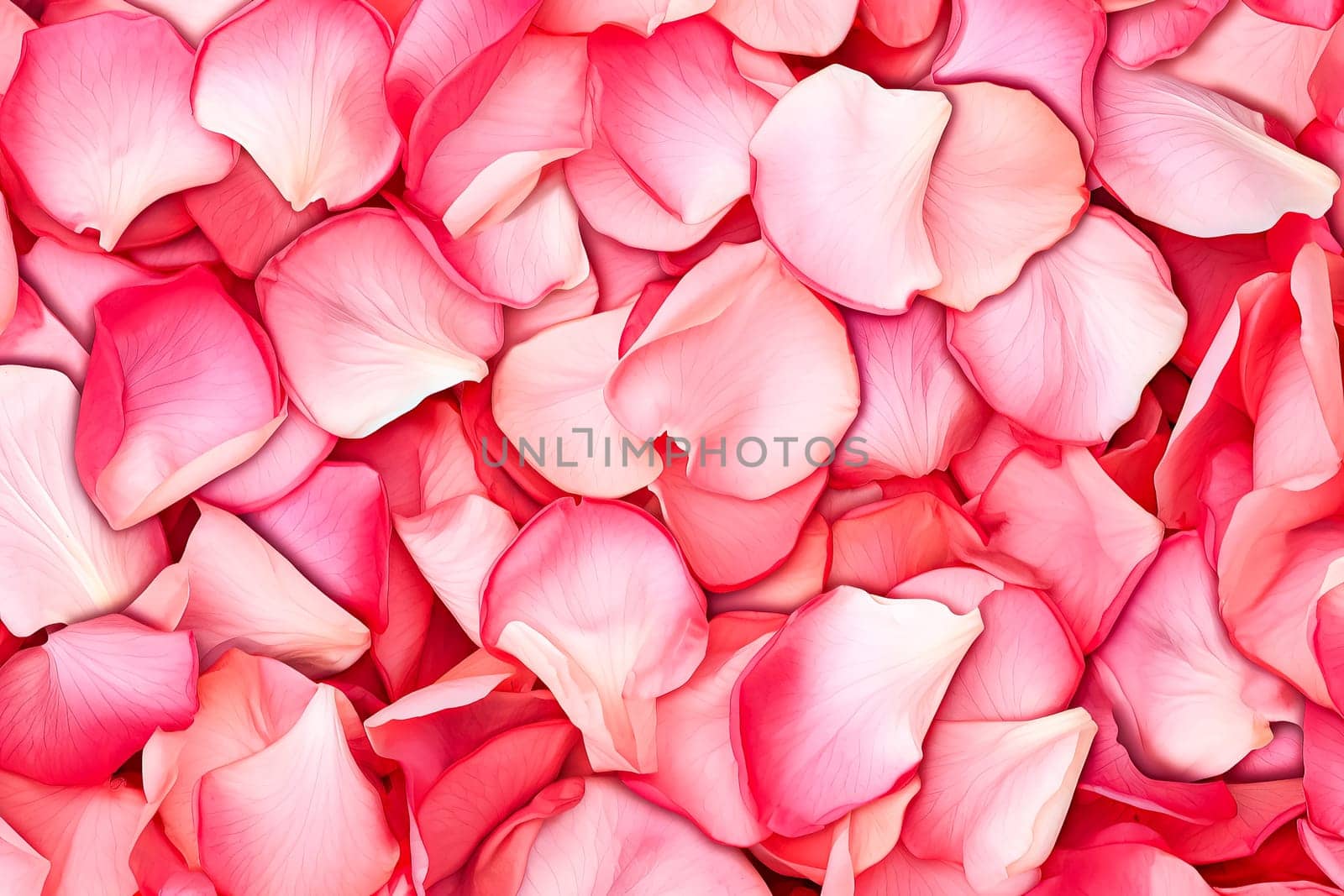 Capture the essence of romance with tender pink rose petals, providing the perfect backdrop for expressing love on Valentines Day. Ample space for your heartfelt text.