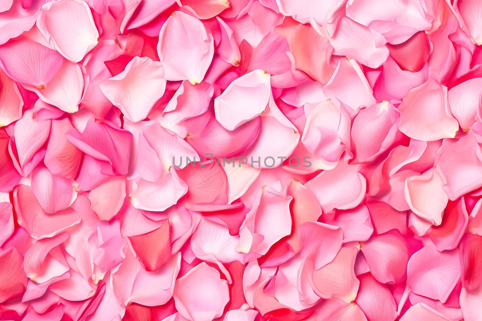 pink rose petals, providing the perfect backdrop for expressing love on Valentines Day by Alla_Morozova93