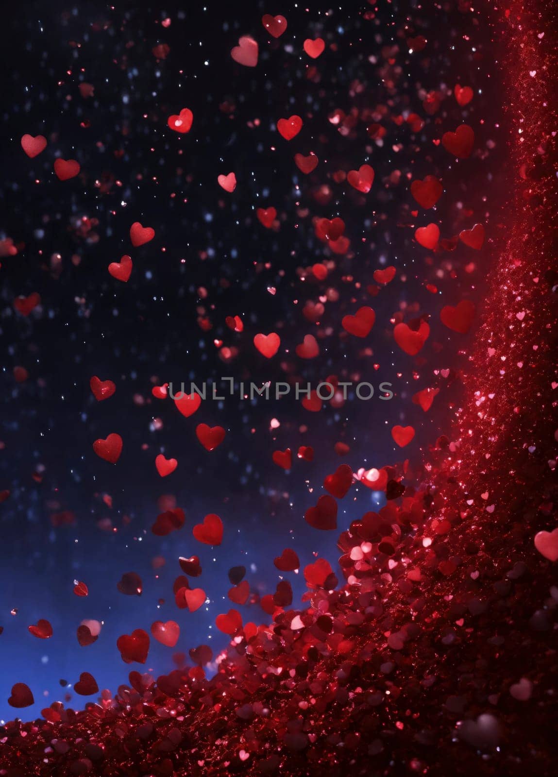 Banner postcard for Valentine's Day. generate ai by roman112007