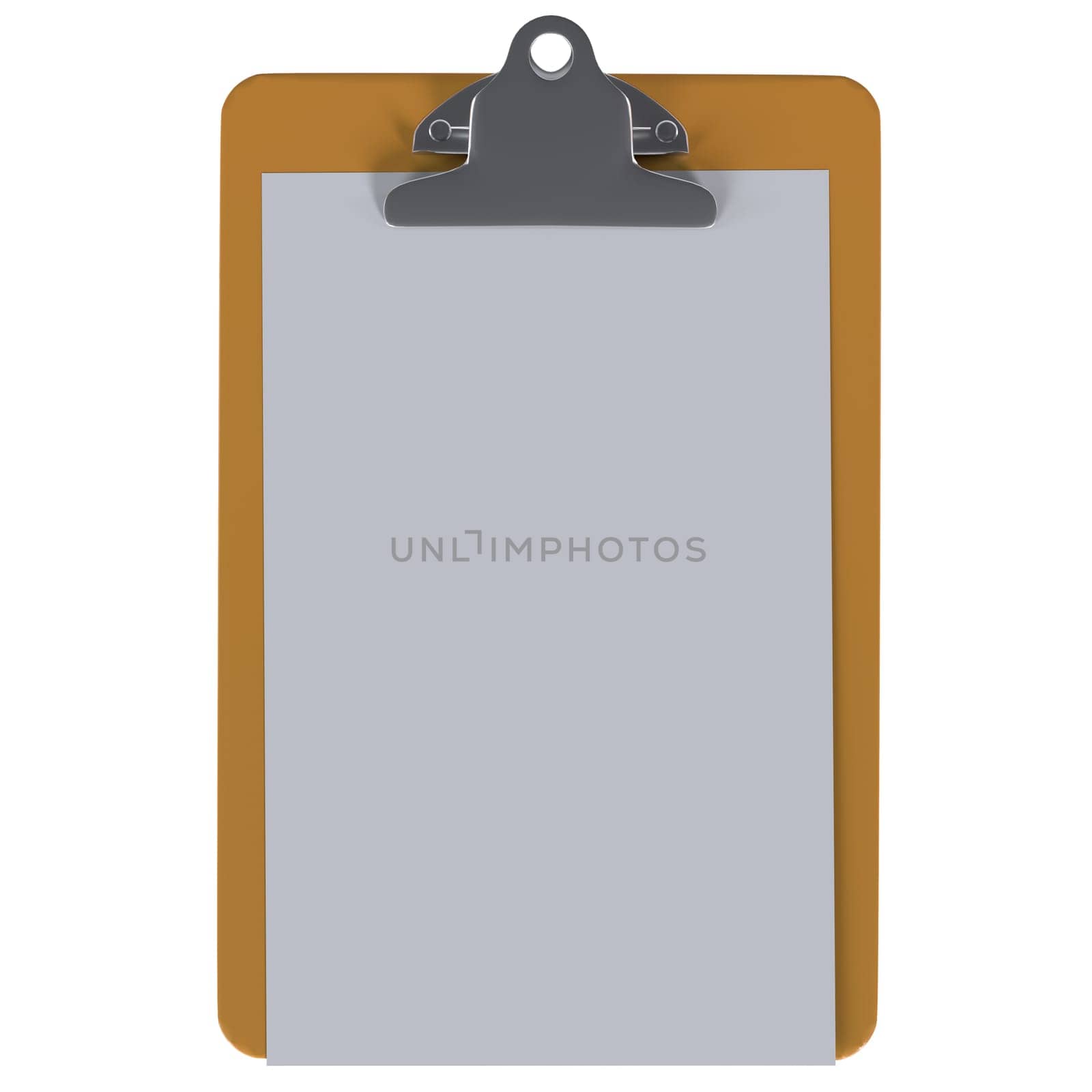 Clipboard isolated on white background. High quality 3d illustration