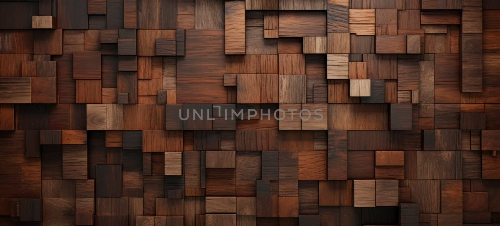 Abstract Wooden Blocks Pattern Background by andreyz