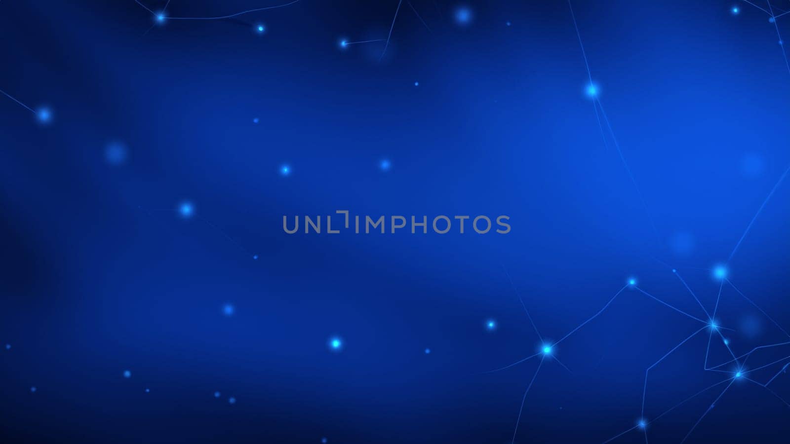 Ethereal Blue Plexus Constellation Backdrop