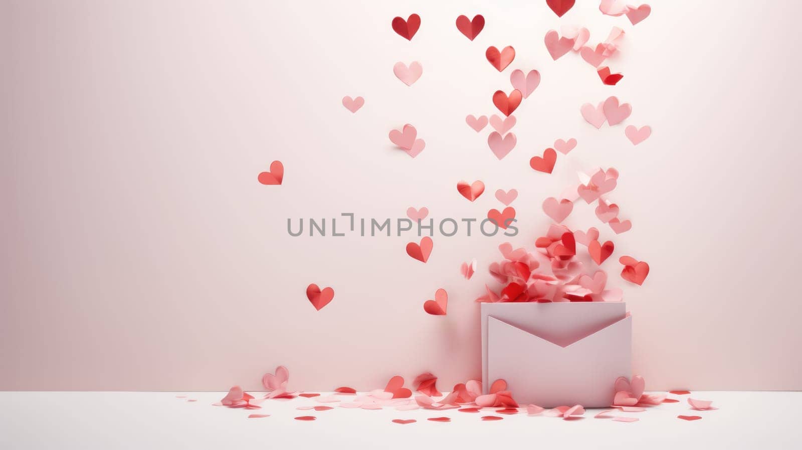 valentine's day concept art heart and love, ai by rachellaiyl