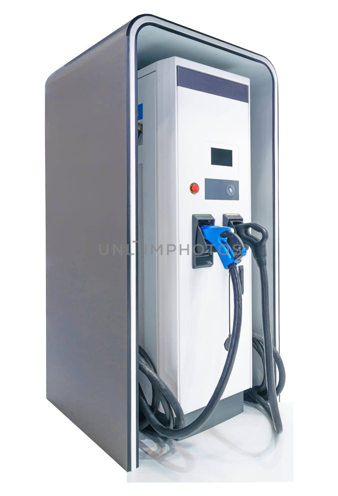  EV Charger isolate on white background by stoonn