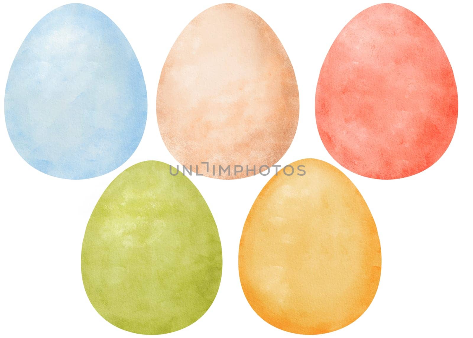 Set of vibrant Easter chicken eggs, perfect for textiles, posters, and invitations. The colorful illustrations add a festive touch, for creating lively and celebratory designs, creative projects.