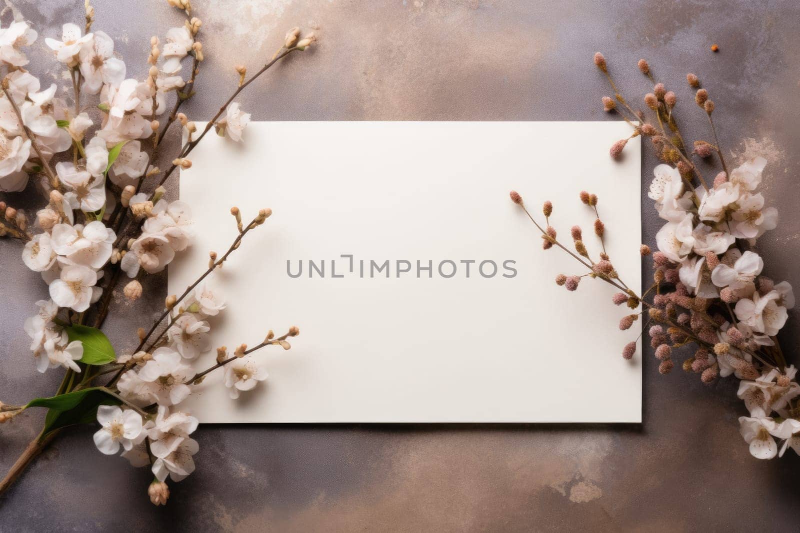 background surrounded by wedding decorations, copy space, watercolor. ai generated