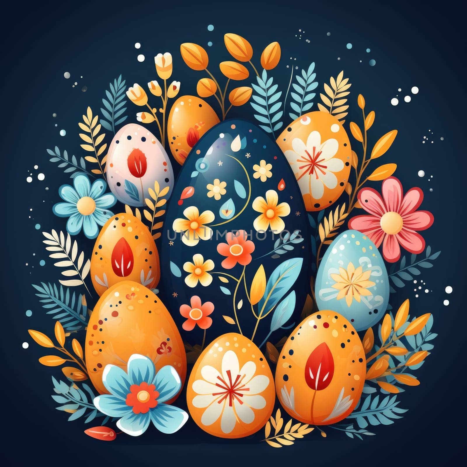 Easter holiday card concept , illustration. ai generated by Desperada